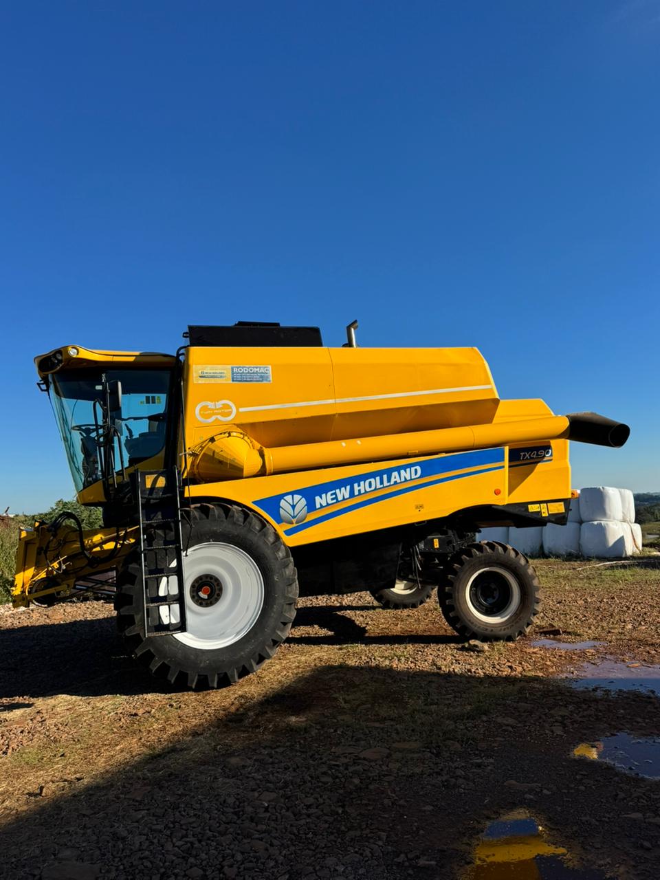 New Holland TX 4.90 Dual 2021 com Plataforma 20 Pés e Plataforma de Milho 9x50